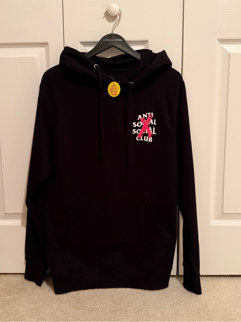Anti Social Social Club Cancelled Hoodie Size Small